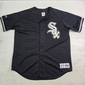 Vintage Chicago White Sox Jersey Mens XL MLB Baseball USA Made Majestic 90s VG